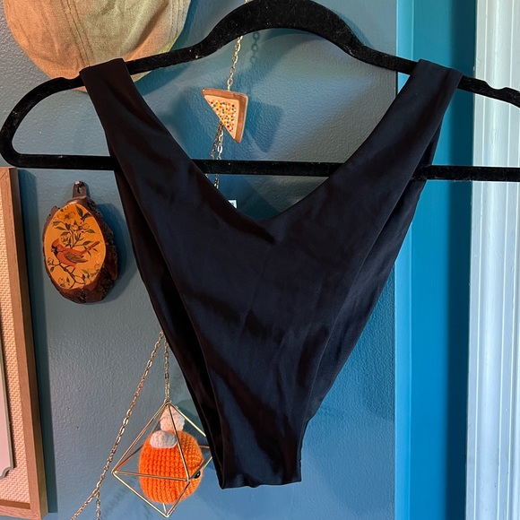 Aerie Cheeky Black Bikini bottoms - Picture 4 of 6